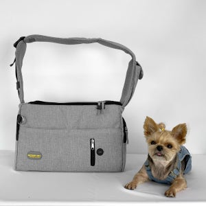 강아지 슬링백 애견 포대기 크로스백 산책 가방 감탄 사각, S (중국생산)