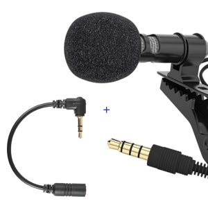 P505D (2개) 핀 소형 클립 미니 녹음 먹방 asmr 유튜브 스마트폰 마이크