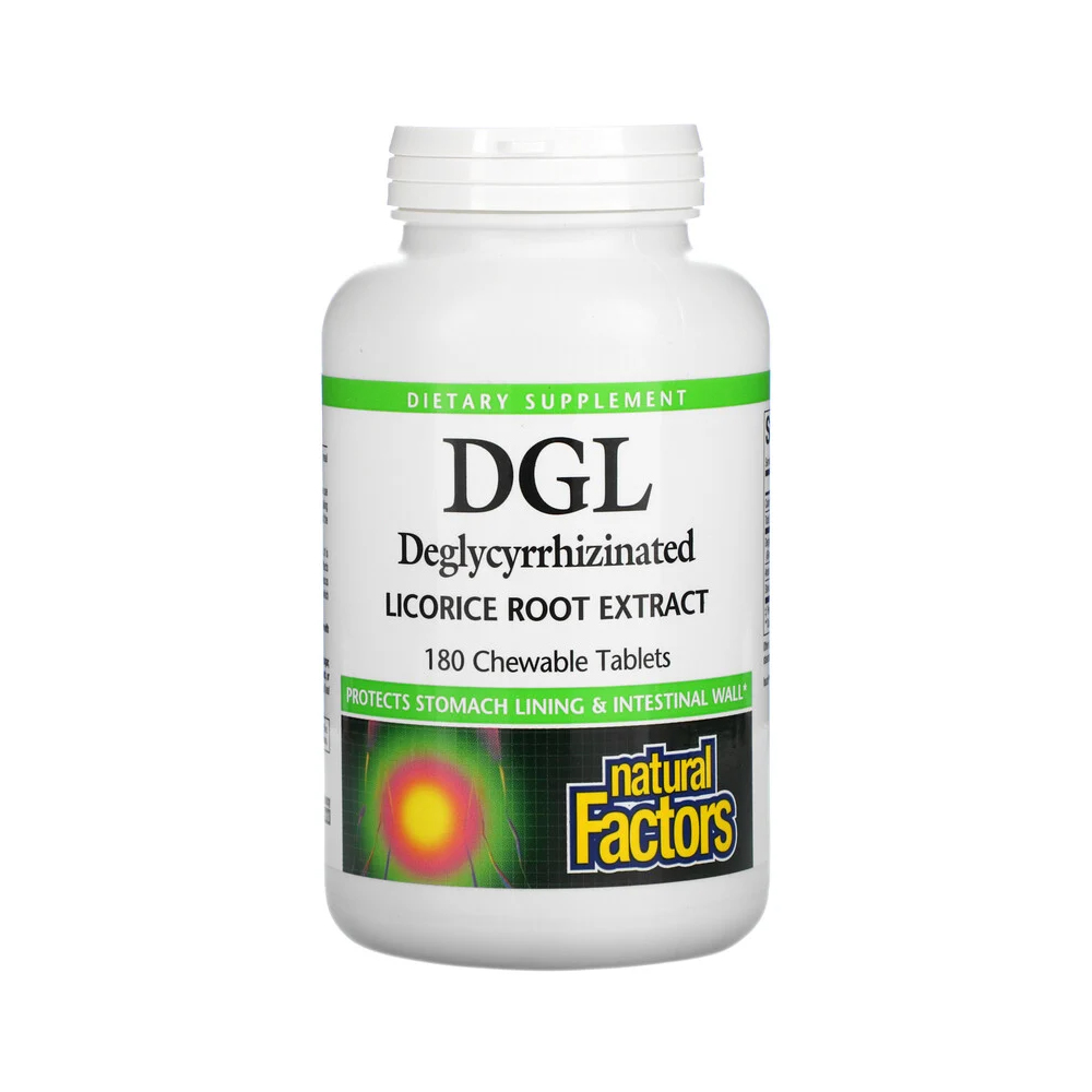Natural Factors 네츄럴팩터스 <b>DGL 180정</b> 츄어블
