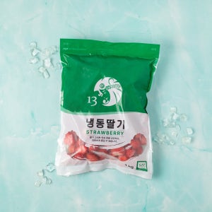 13월의농장 국산 냉동딸기 1kg GAP(우수농산물)