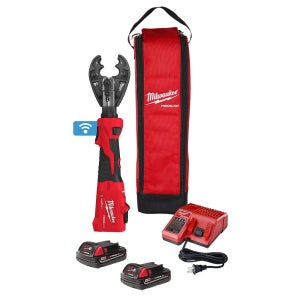 밀워키 M18 18-Volt Lithium-Ion Cordless FORCE LOGIC 6-Ton Utility Crimping Kit with BG-D3 Jaw