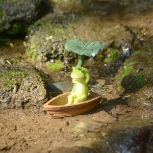 데팡스 테라리움 만들기 재료 키트 DIY 화분피규어 통통배 개구리