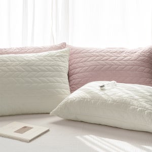 더자리 순면 피그먼트워싱 헤링본 베개커버 30x50 40x60 50x70 사계절용 1+1