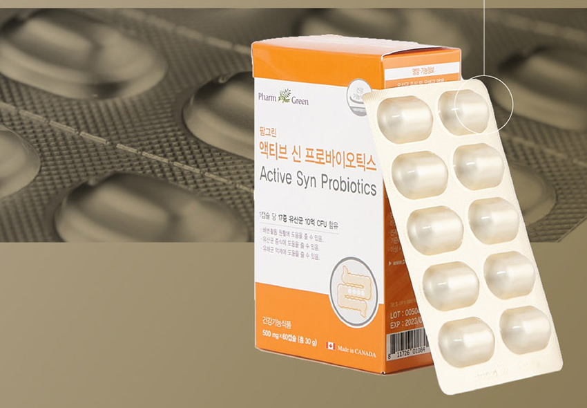 액티브 신 <b>프로바이오틱스</b> 2달분 60정 데일리유산균