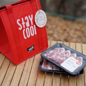[한돈 선물세트] 냉장삼겹살500g+목살 500g총1kg구성,행복한돈