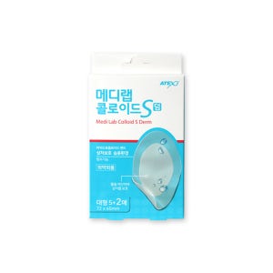 메디랩 콜로이드 에스덤 대형 7매입 상처케어 저자극밴드 방수밴드