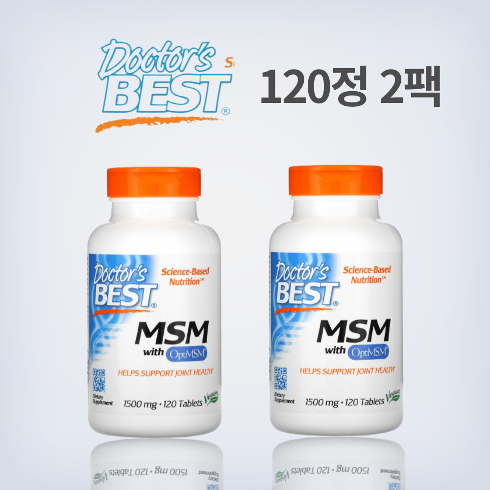닥터스베스트 MSM optimsm 1500mg <b>식이유황</b> 옵티엠에스엠 msn 엠엔스엔 120