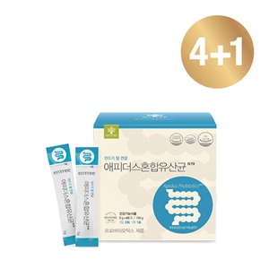 <b>하이리빙</b> 엔트리 에피더스 혼합 유산균 프로바이오틱스 프리바이오틱스 60포 4+1(5세트)