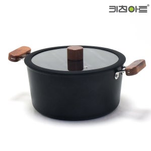 키친아트 국내산 FORT 인덕션 양수냄비 24cm 바퀴달린집냄비 강경준 백종원냄비 라면 냄비