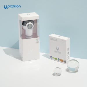 포세이온 샤워헤드형 자화이온수 샤워기 스노우화이트(SW) + 녹물제거필터 (SF140)