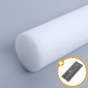 백업제 백업재 방풍 보온 창문 가래떡 스펀지 창틈 틈새 바람막이 원형 5mm 50cm