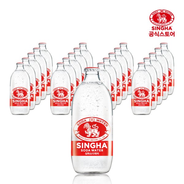 [공식] 싱하소다워터 탄산수 싱하소다워터 325ml x 24병 1박스