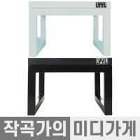 LYYL 라일 모니터 스피커 스탠드 받침대 DS5-B 블랙 1개 라일 전문 모니터 거치대