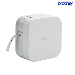 브라더 PT-P300BT 라벨 프린터 블루투스 휴대용라벨기 건전지6알 테이프포함