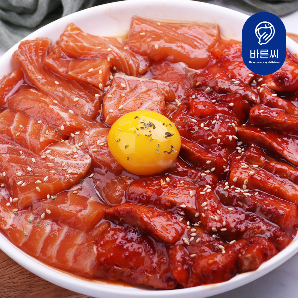 <b>바른</b>씨 연어장 270g 간장 숙성 생연어장