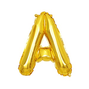생일 기념일 파티 알파벳 은박 이니셜 풍선 골드A