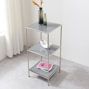 솔라 400 미드센추리 USM 스타일 경수진 인테리어 3단 좁은 모듈 선반