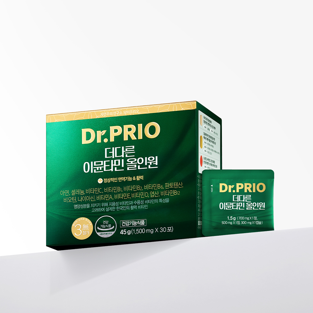 <b>닥터프리오</b> 더다른 이뮨타민 올인원 30포, 1개