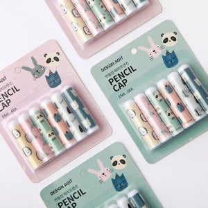 [기성]연필캡 해피프렌즈