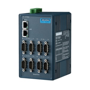 어드밴텍 EKI-1528I-DR-AE 시리얼 8포트 산업용 이더넷 디바이스 서버