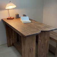 45팩토리 레오[leaf table] 원목 나뭇잎 테이블 & 식탁 빈티지,엔틱,레트로