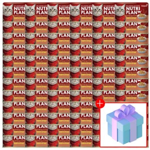 (+습식파우치2봉) 동원 뉴트리플랜 고양이캔 흰살참치와 닭가슴살, 160g, 72개
