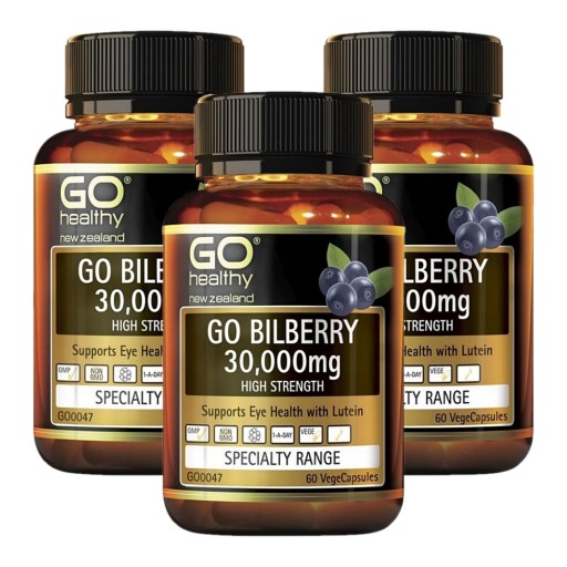 <b>고헬씨</b> 뉴질랜드 빌베리 루테인 효능 30000mg 60캡슐 3개