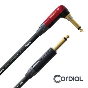 (뮤직캠프)코디알 CSI Black / 사일런트 통기티 베이스 일렉 기타케이블 Angled