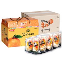 제주 감귤 유과 400g~3.75kg 한과 추석 선물세트 부모님 단체 선물 전통 과자 간식 찹쌀 대용량 답례품 명절