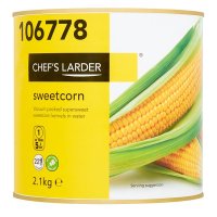 Chefs Larder 대용량 스위트콘 2.1kg Sweetcorn