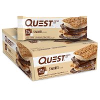 Quest 퀘스트 케토 프로틴 바 스모어 맛 Smores Protein Bar 12개입 720g