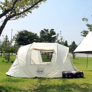 알래스카블랙 팝콘 원터치 텐트 팝업텐트original 3-4인용 야외 그늘막 쉘터