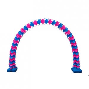 PVC형광대박가랜드(블루앤핑크)