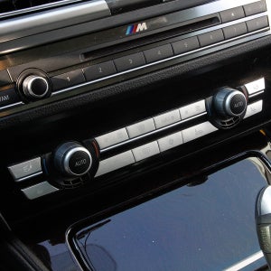 BMW 6시리즈 640d 센터페시아 공조기 버튼 몰딩