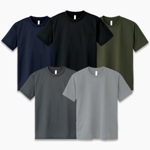 5장 세트 쿨티 쿨론 드라이 기능성 러닝 반팔 운동 헬스 티셔츠