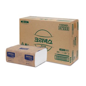 47223 크리넥스 드라이셀 핸드타올 F250 스텐다드 5000매 핸드타월