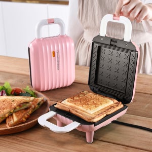 바겐슈타이거 샌드위치 메이커 핑크 BT-SM01 간식쿠커 홈카페 감성