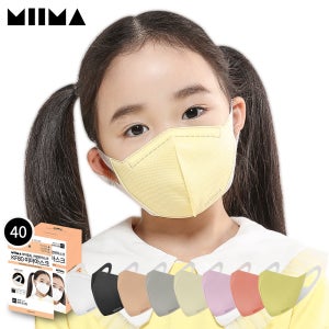 [아이용] 미마마스크 KF80 40개입 어린이 미세먼지 황사 보건용마스크 / 소소형 초소형