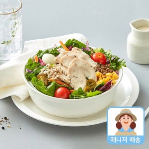 잇츠온 블랙페퍼치킨 흑임자어니언 샐러드