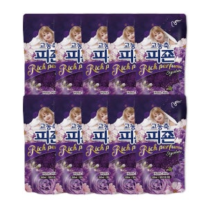 피죤 고농축 섬유유연제 시그니처 리치 퍼퓸 미스틱레인, 300ml, 10개