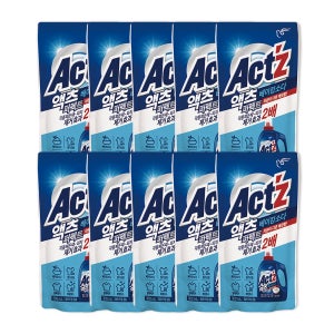 피죤 액츠 퍼펙트 베이킹소다 세탁 세제 드럼 겸용 300ml, 무향, 10개