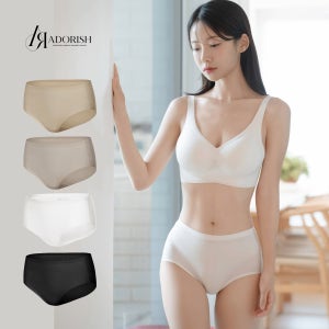 편한 하이웨스트 심리스 팬티 여름 여성 요가 노라인 무봉제 빅사이즈 여자 복부 맥시 속옷