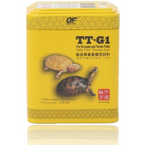 [직영몰]오션프리 프로 터틀 60g / 부상성 테라핀 쿠터 머스크 반수생 거북이 사료 먹이