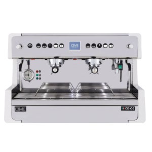 씨메 CO-05 PID 커피머신 2그룹 화이트 반자동 커피머신 에스프레소머신 업소용 영업용