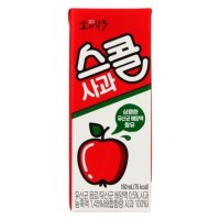 스콜 음료수 사과주스 180ml 24개입 애플주스