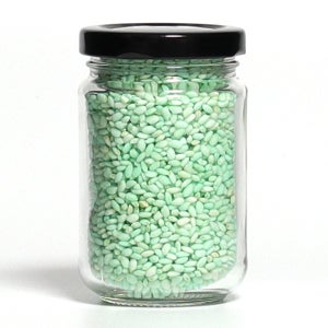 (박스 40개) 일자 원형 유리병 200ml 미니 이유식 밀폐 공병 꿀병 잼병 수제청병