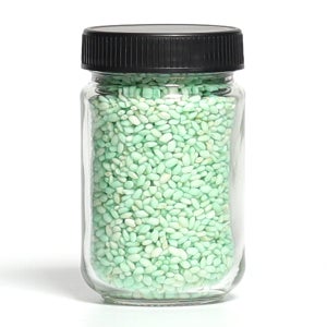 (박스 40개) 일자 원형 유리병 200ml 미니 이유식 밀폐 공병 꿀병 잼병 수제청병