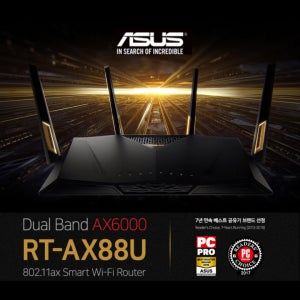 ASUS RT-AX88U (에이수스 Wifi6 초고속 6000M 라우터 유/무선 공유기)