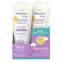 Aveeno Baby Sunscreen 아비노 베이비 유아 징크옥사이드 썬크림 SPF50 88ml 2팩