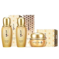 수려한 기초세트 화윤 스킨80ml+로션80ml+크림25ml 주름관리 한방화장품